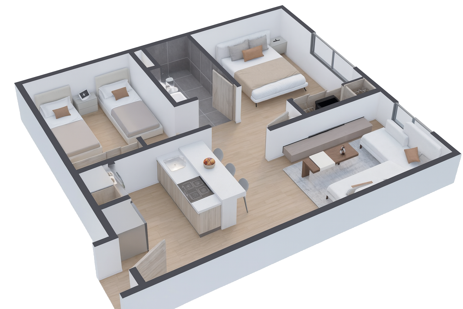 Mapa de ubicación Rooftop Suites Chía